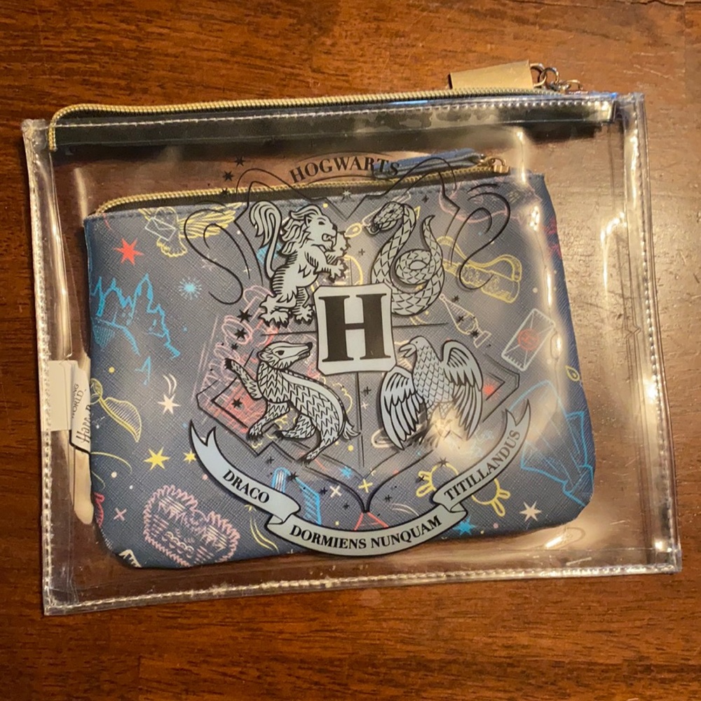 2pc Harry Potter makeup/accessory bag set